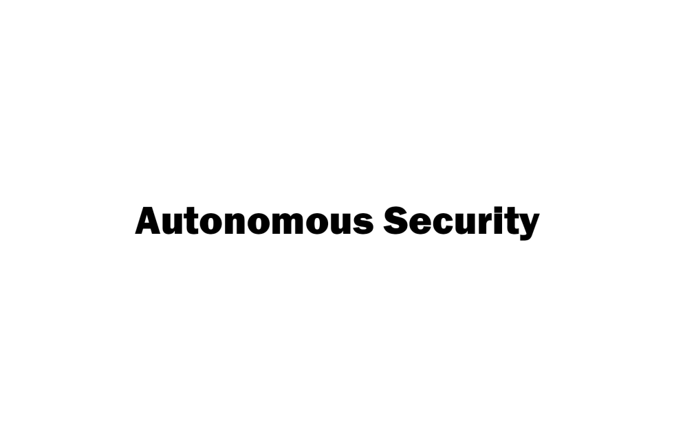 Autonomous Security