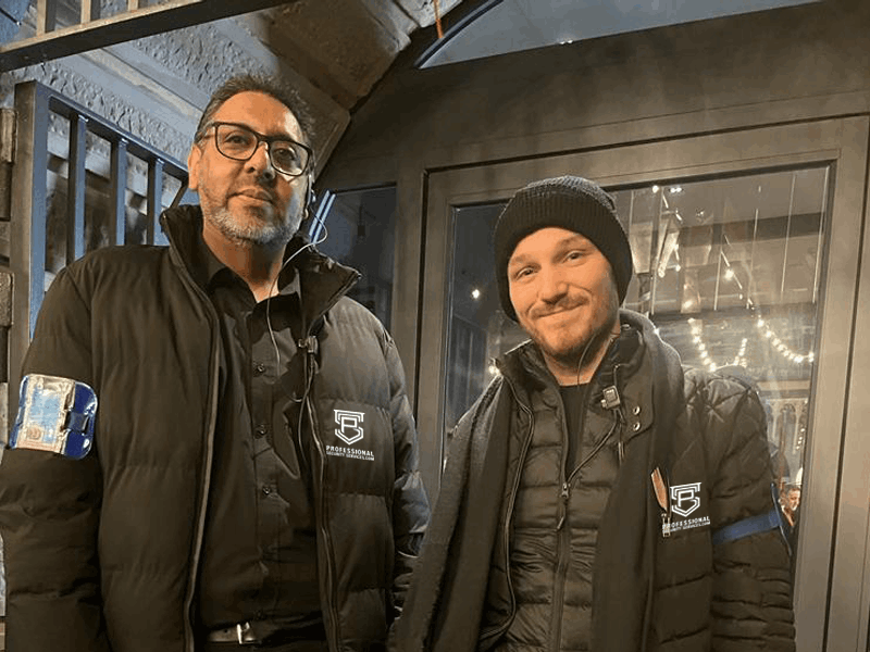 PSS security staff on site